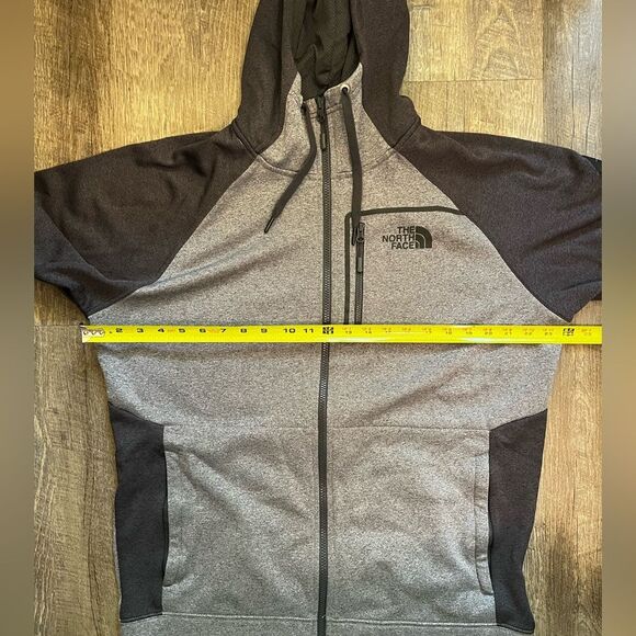 The North Face Men's Mack Ease Full Zip 2.0 Hooded Sweatshirt Jacket Grey Size L - Picture 12 of 13